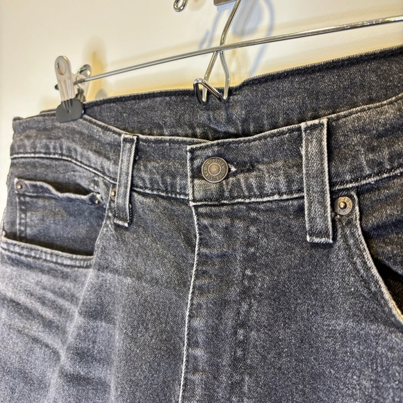 Levi's Black Straight Jean W 36 L 30 - Picture 6 of 10
